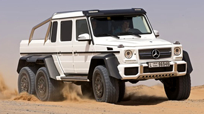 шестиколесный Mercedes-Benz G63 AMG