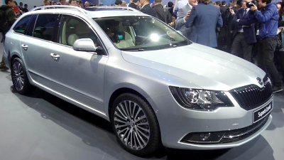 Skoda Superb Combi в Шанхае 