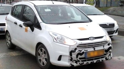 шпионский снимок рестайлингового Ford B-MAX