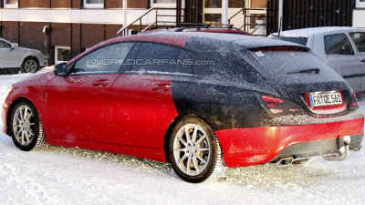 шпионская фотография Mercedes-Benz CLA Shooting Brake