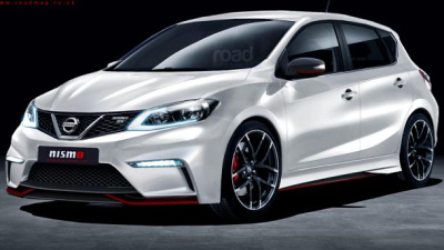 предполагаемая внешность Nissan Pulsar Nismo RS