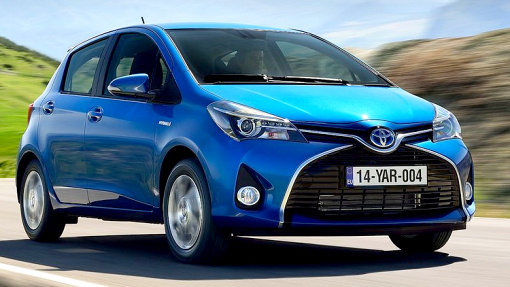 Toyota Yaris текущего поколения 