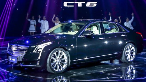 Cadillac CT6 PHEV в Шанхае