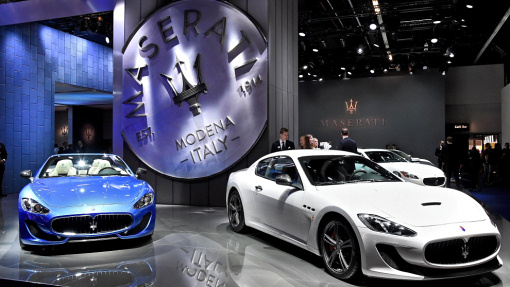 Стенд Maserati во Франкфурте