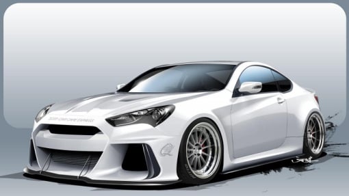 Тизер Hyundai Solus Genesis Coupe