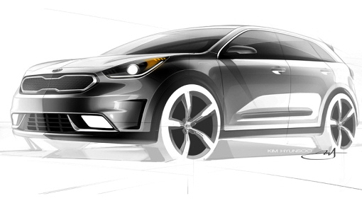 Тизер серийного Kia Niro