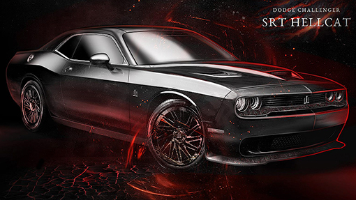 Тюнингованный Dodge Challenger SRT Hellcat