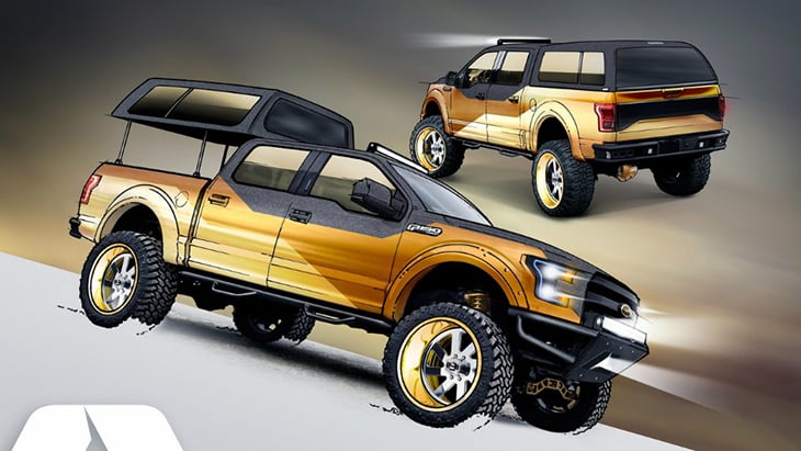 A.R.E. Accessories F-150 4×4 XLT SuperCab Gold Standard