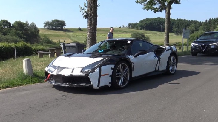 Таинственный прототип Ferrari 488 GTB