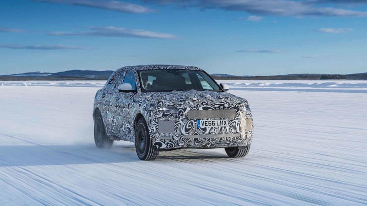 Тестовый прототип серийного Jaguar E-Pace