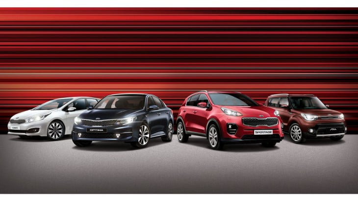 KIA cee’d, KIA Soul, KIA Optima и KIA Sportage в новом исполнении RED Line