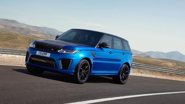 Обновлённый «заряженный» внедорожник Range Rover Sport SVR 2018 модельного года