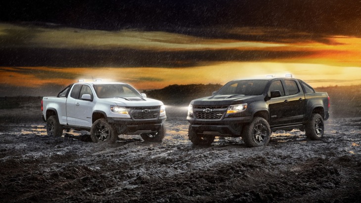 Пикапы Chevrolet Colorado ZR2 Dusk Edition и Chevrolet Colorado ZR2 Midnight Edition