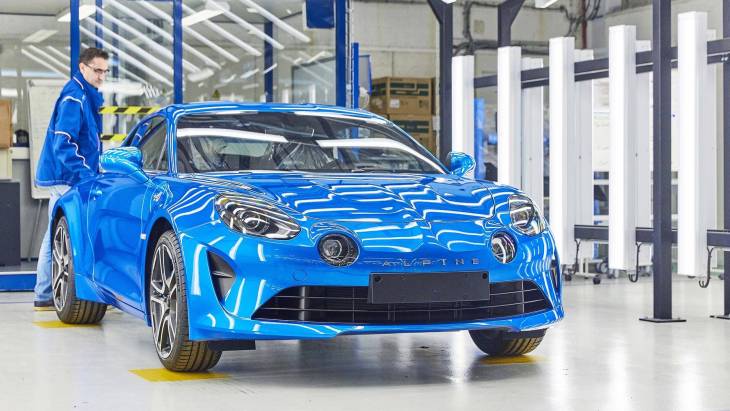 Серийное производство купе Alpine A110