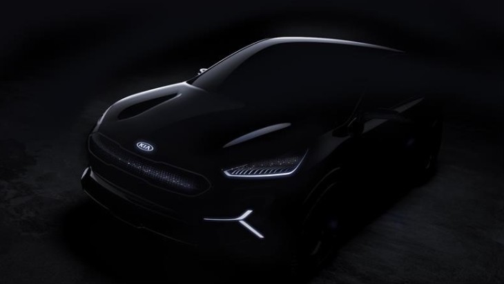 Тизер кроссовера KIA Niro EV Concept