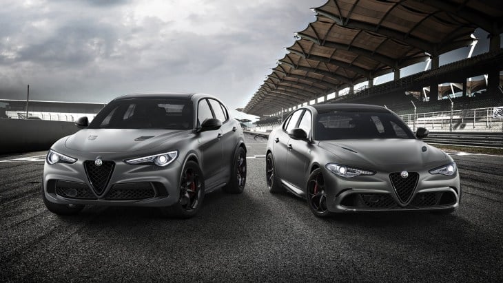 Alfa Romeo Stelvio Quadrifoglio NRING и Alfa Romeo Giulia Quadrifoglio NRING