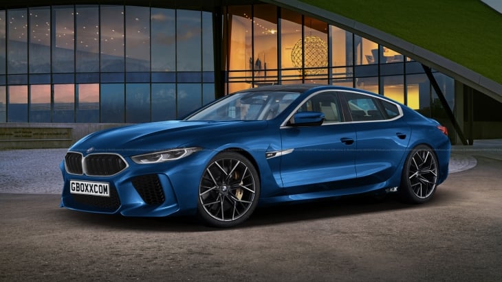 Независимый рендер серийного BMW M8 Gran Coupe