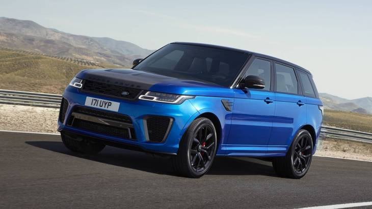 «Заряженный» внедорожник Range Rover Sport SVR