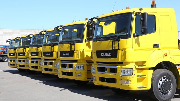 Грузовики KAMAZ остаются сверх популярными